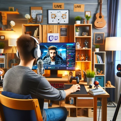 um editor de um vídeo de streaming
